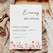 Invitation Réception Soirée Rose Élégante