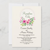 Invitation Réception uniquement (Devant)