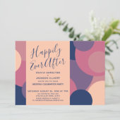 Invitation Réception uniquement de Jolis Cercles pour un Mari (Debout devant)