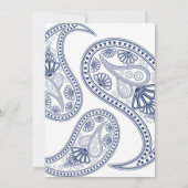 Invitation Réception uniquement - Navy White Let's Celebrate  (Dos)