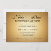 Invitation Réception VIP de Vegas CONTACTEZ-MOI 2 METTRE DES  (Dos)