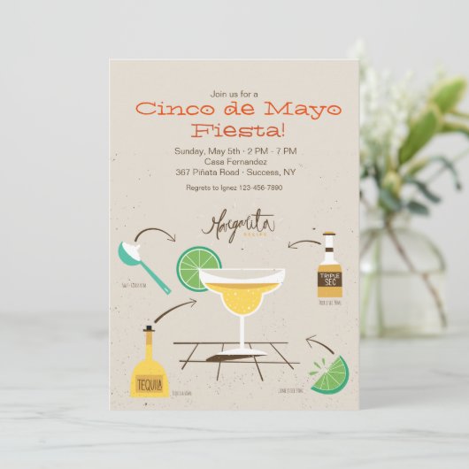 Invitation Recette pour l'invitation d'amusement (Debout devant)