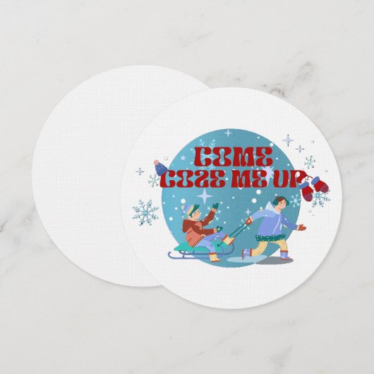 Invitation réchauffe moi (Devant / Derrière)