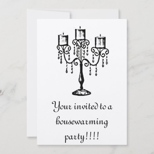 Invitation réchauffement des bougies (Devant)