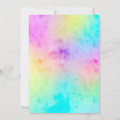 Invitation recherche de mot pour petite fille mignon (Dos)