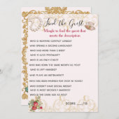 Invitation Rechercher l'invité (Devant / Derrière)