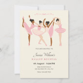 Invitation récital Ballet Ballerina (Devant)