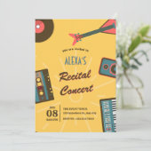 Invitation Récital de musique rétro (Debout devant)