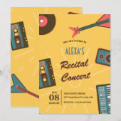 Invitation Récital de musique rétro (Devant / Derrière)