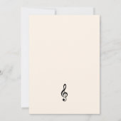 Invitation récital de violon (Dos)