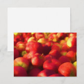 Invitation Récolte d'Apple (Devant / Derrière)