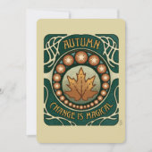 Invitation Récolte d'Automne, Dîner de Gala (Devant)