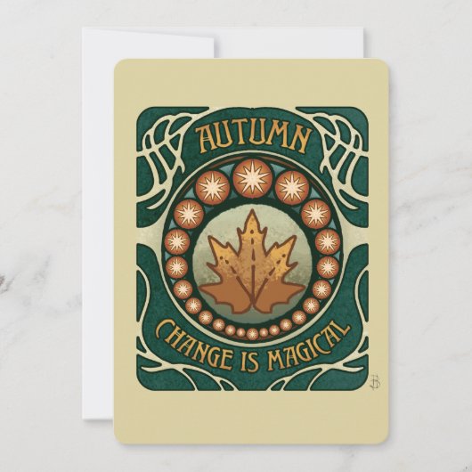 Invitation Récolte d'Automne, Dîner de Gala (Devant)