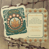 Invitation Récolte d'Automne, Dîner de Gala