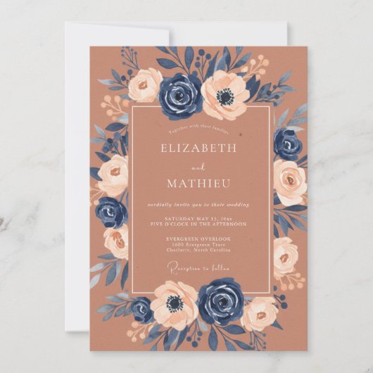 Invitation Récolte de mariage statuaire de Sienne (Devant)