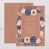 Invitation Récolte de mariage statuaire de Sienne (Devant / Derrière)