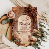 Invitation Récolte Vignoble Pierre Thanksgiving Dîner