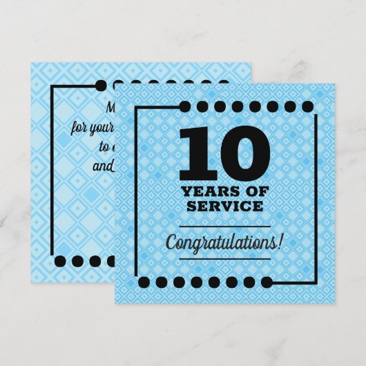 Invitation Récompense de reconnaissance d'anniversaire des (Devant / Derrière)