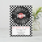 Invitation Record Player Rock N Roll Themed Birthday Party (Debout devant)