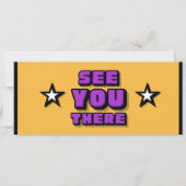 Invitation Recrue de l'année - Garçon Billet pour le premier  (Dos)