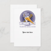 Invitation Recruting baby shower (Devant / Derrière)