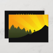 Invitation recyclage : rayz de montagne (Devant / Derrière)