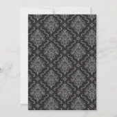 Invitation Red 80e anniversaire tableau noir vintage (Dos)