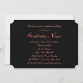 Invitation Red and Black 2025 Graduation Party (Dos)