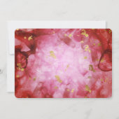 Invitation Red and Gold Agate Will You Be My Bridesmaid (Dos)