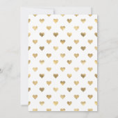 Invitation Red and Gold Glam Chic Beauon Salon Ouverture (Dos)