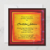 Invitation Red and yellow (Dos)