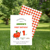 Invitation Red apple