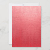 Invitation Red Berries Noël Holiday Fête des mariées Holly (Dos)