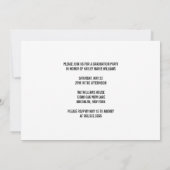 Invitation Red Black Graduate Photo 2025 Graduation Party (Dos)