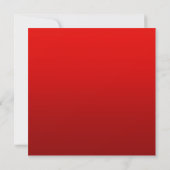 Invitation Red Black White MInimal Mariage Engagement Party (Dos)
