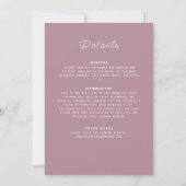 Invitation Red & Blue Coral Reef Marble Stone Mandala Wedding (Dos)