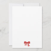 Invitation Red Bow Girl Birthday Party (Dos)