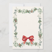 Invitation Red Bow Tis The Season To Be Married Bridal Shower (Dos)