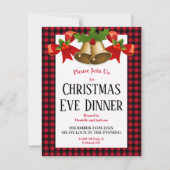 Invitation Red Buffalo Plaid (Devant)
