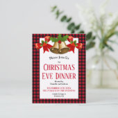 Invitation Red Buffalo Plaid (Debout devant)