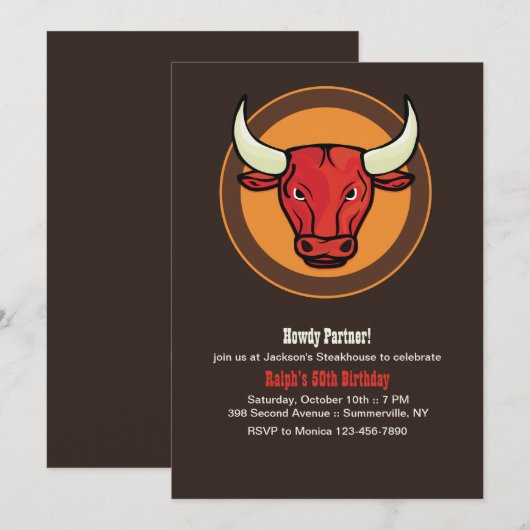 Invitation Red Bull (Devant / Derrière)