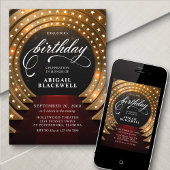 Invitation Red Carpet VIP Hollywood Anniversaire