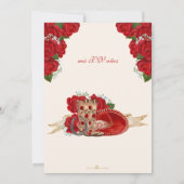 Invitation Red Charro Mariachi Rose occidental Quinceanera (Dos)