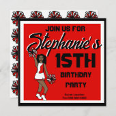 Invitation Red Cheer #1 (Devant / Derrière)