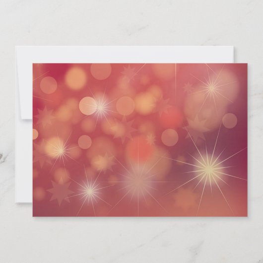 Invitation Red Christmas Balls Bokeh Company (Dos)