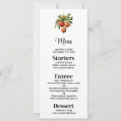 Invitation Red Christmas Baubles avec Holly Festive (Devant)