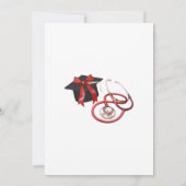 Invitation Red Coquette Nurse Graduation (Dos)