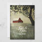 Invitation Red Country Grange | Matin du pays (Dos)