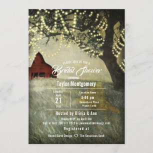 Invitation Red Country Grange Matin du pays