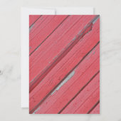 Invitation Red Country Grange Wood Homecoming Dance (Dos)